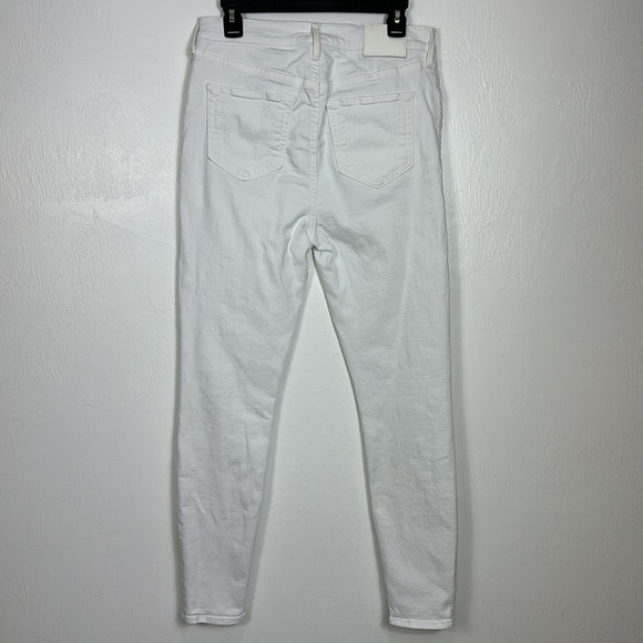 True Religion Halle High Rise Super Skinny White Jeans Size 32 - Picture 3 of 9